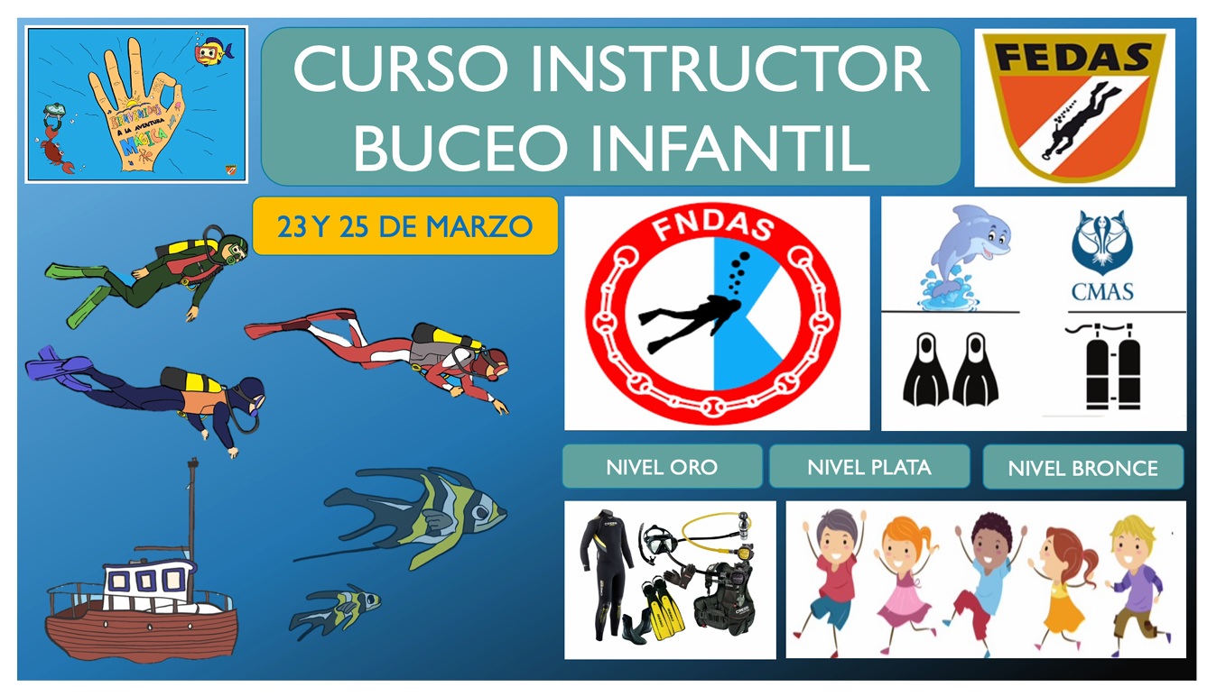 Curso de Instructor de Buceo Infantil